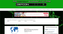 Desktop Screenshot of defconwarningsystem.com
